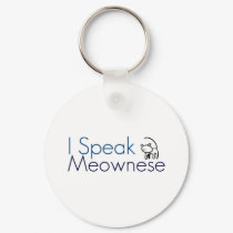 I speak Meownese keychains by EllesPlanet I speak Meownese keychains