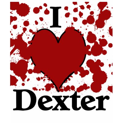 I Splatter Heart Dexter T-Shirt by Rajee1