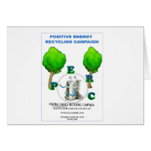 I STAND 4 POSITIVE ENERGY RECYCLING CAMPAIGN GREETING CARDS