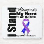 I Stand Alongside My Hero Childhood Stroke mousepads