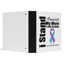 I Stand Alongside My Hero Domestic Violence 3 Ring Binders