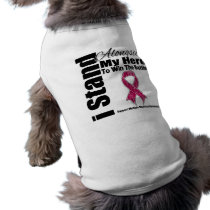 I Stand Alongside My Hero Multiple Myeloma Dog Shirt