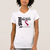 I Stand Alongside My Hero Throat Cancer Tshirt