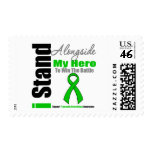 I Stand Alongside My Hero Traumatic Brain Injury Postage Stamps