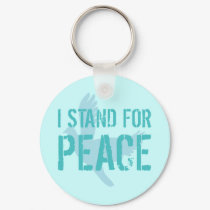I Stand for Peace keychains