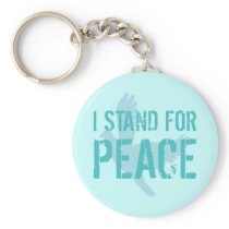 I Stand for Peace keychains