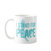 "I stand for peace" Mug by inamar "I stand for peace" Mug
