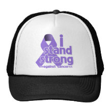 I Stand Strong Against Hodgkin's Lymphoma Cancer Hats