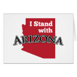 I Stand With Arizona Greeting Cards