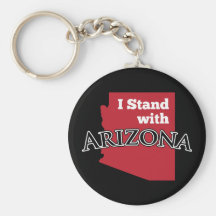 I Stand With Arizona Key Chains