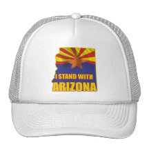I stand with Arizona Mesh Hat