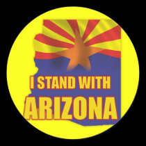 I stand with Arizona stickers
