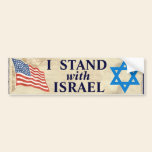 "I Stand with Israel" bumper stickers