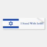I Stand With Israel Bumper Stickers