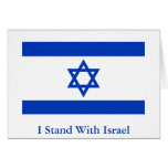I Stand With Israel Greeting Cards