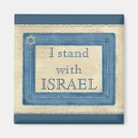 I Stand With Israel Refrigerator Magnets