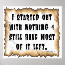 I started with print
