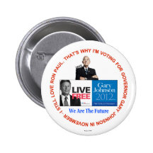 I Still Love Ron Paul Gary Johnson Button