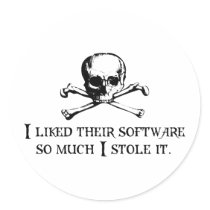 I Stole It stickers