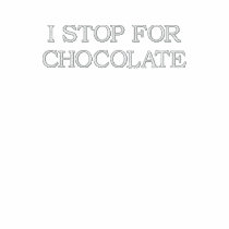 I STOP FOR CHOCOLATE - POLO SHIRT embroidered shirts