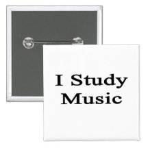 I Study Music Pinback Button