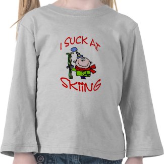 I Suck At Skiing shirt