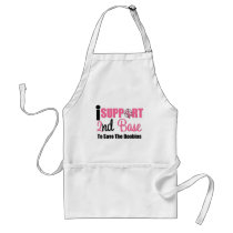 I Support 2nd Base To Save The Boobies Aprons