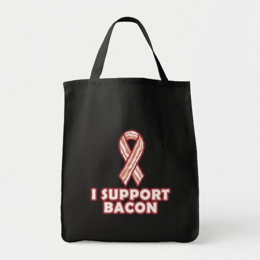 I Support Bacon Bag