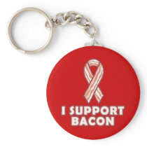 I Support Bacon Key Chain