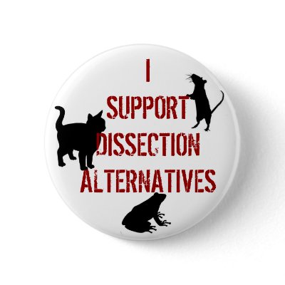 I Support Dissection Alternatives Pinback Button by SpiralsoInsanity