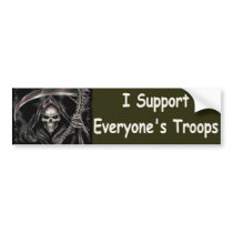 I support everyones troops bumper stickers