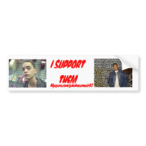 I SUPPORT GABE HESS & B.I.G TIM bumper sticker bumper stickers