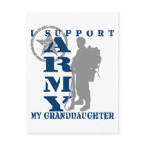 I Support Granddaughter 2 - ARMY Postcard
