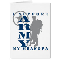 I Support Grandpa 2 - ARMY Card