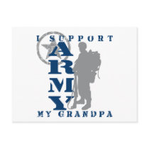 I Support Grandpa 2 - ARMY Post Card