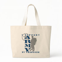 I Support Grandson 2 - ARMY Canvas Bag