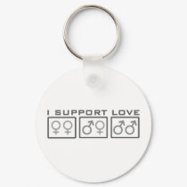I Support Love keychains by EMDesigns I Support Love keychains