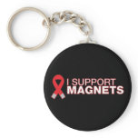 I support magnets keychain