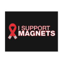 I support magnets postcards