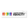 I SUPPORT MARRIAGE EQUALITY BUMPER STICKERS