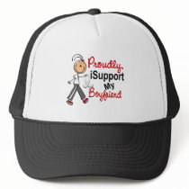 I Support My Boyfriend SFT (Bone / Lung Cancer) hats