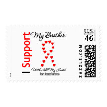 I Support My Brother - Heart Disease Stamps
