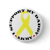 I Support My Daddy Button - Army