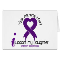 I Support My Daughter Epilepsy Card