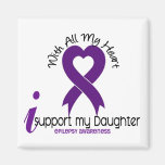 I Support My Daughter Epilepsy Refrigerator Magnet