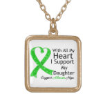 I Support My Daughter With All My Heart necklaces