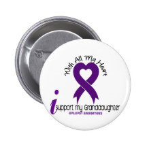 I Support My Granddaughter Epilepsy Buttons