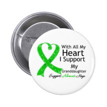 I Support My Granddaughter With All My Heart Button