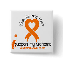 I Support My Grandma Leukemia buttons