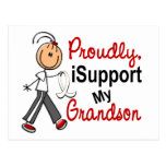 I Support My Grandson SFT (Bone / Lung Cancer) Postcards